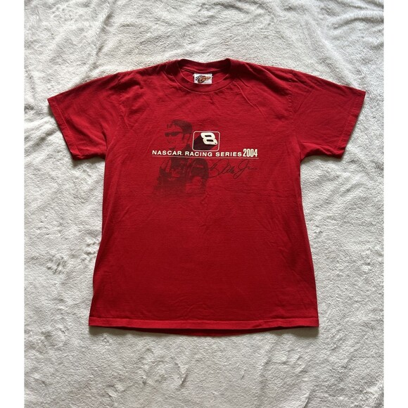 Vintage Winners Circle Dale Earnhardt Jr Nascar Racing Sise Large Red T-Shirt - Picture 1 of 8